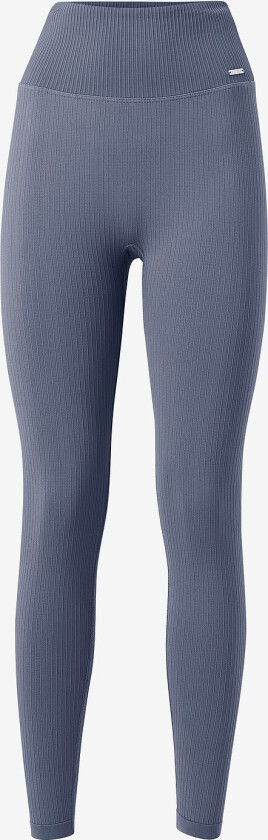 Ribbed Seamless Tights - Blå