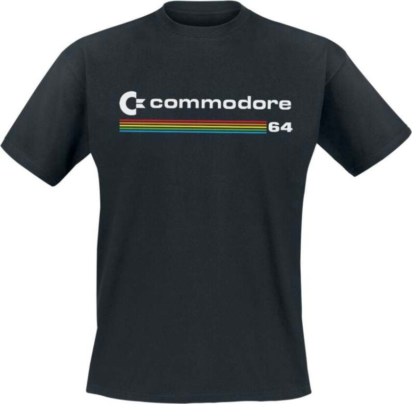 gaming T-skjorte - Commodore Logo T-skjorte - S til XXL - Herrer - svart