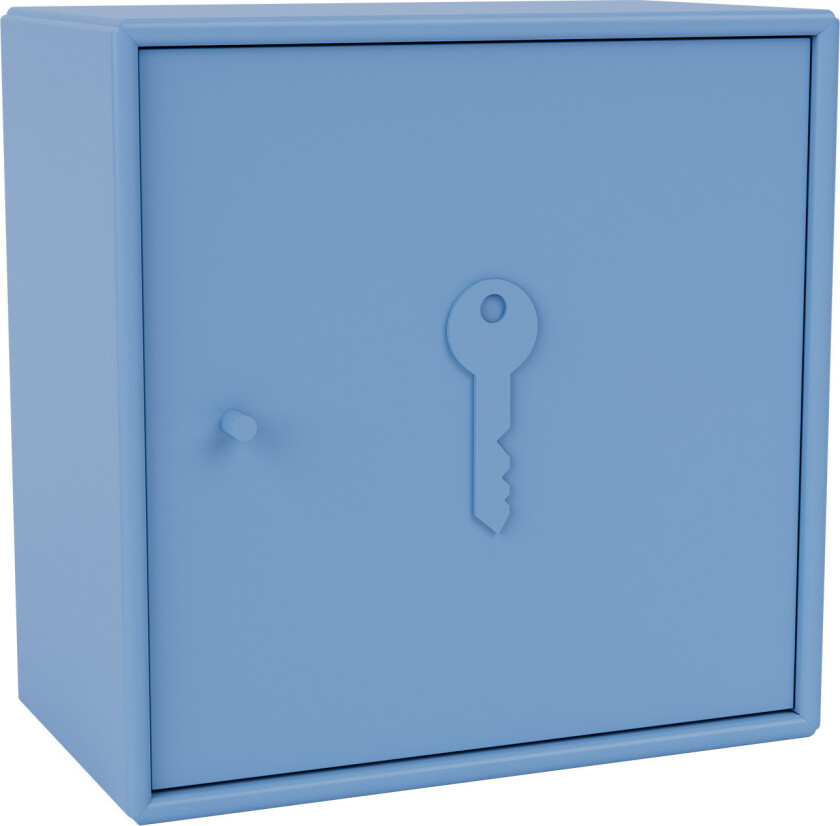 Unlock Key Cabinet 154-Azure 04 Suspension Rails - Kurver & esker - Peter J. Lassen - Blå - Tre
