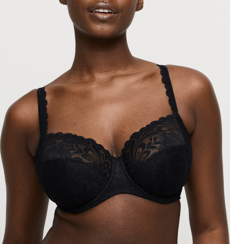 Twist Rupi BH med bøyle, svart, Størrelse: 95F, Kvinner
