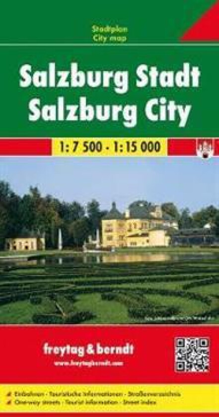Salzburg City City Map 1:7 500 - 1:15 000