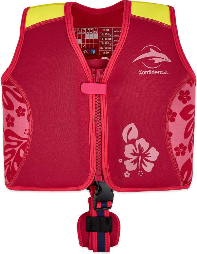 svømmevest 2025 - 6-12 år (30-60 kg) Oahu rosa