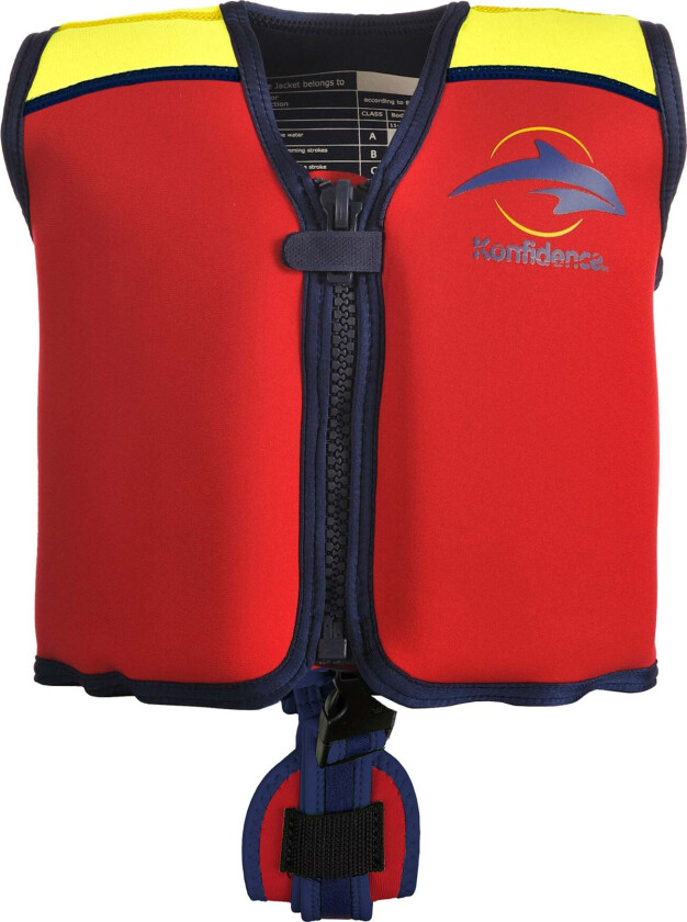 svømmevest 2025 - 6-12 år (30-60 kg) Rød