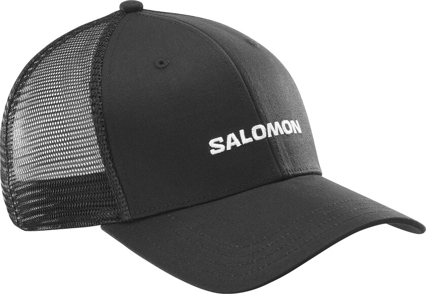 Logo Trucker Cap Deep Black