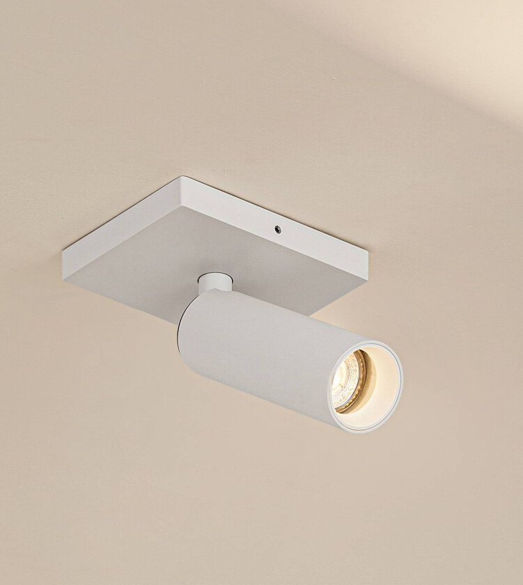 Downlight Brinja Slim, hvit, 1 lyskilde, GU10 MR11