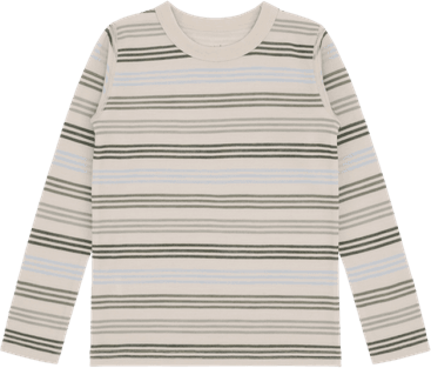 Abba 3 Stripes Genser Ull Bambus French Oak