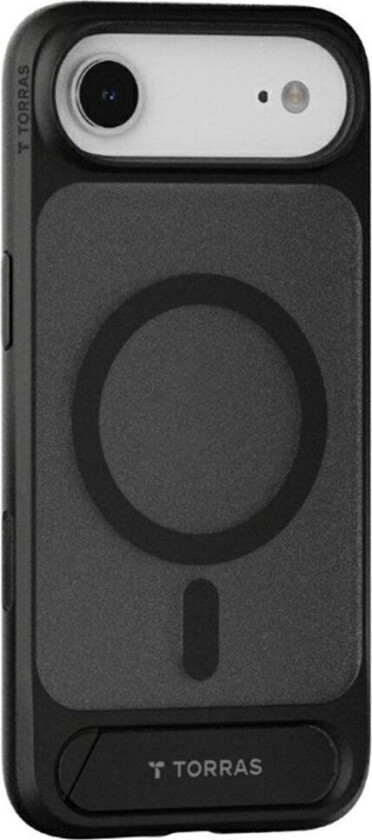 TORRAS iPhone 17 Air Pstand Hybrid Deksel m. Kickstand - MagSafe Kompatibel - Svart