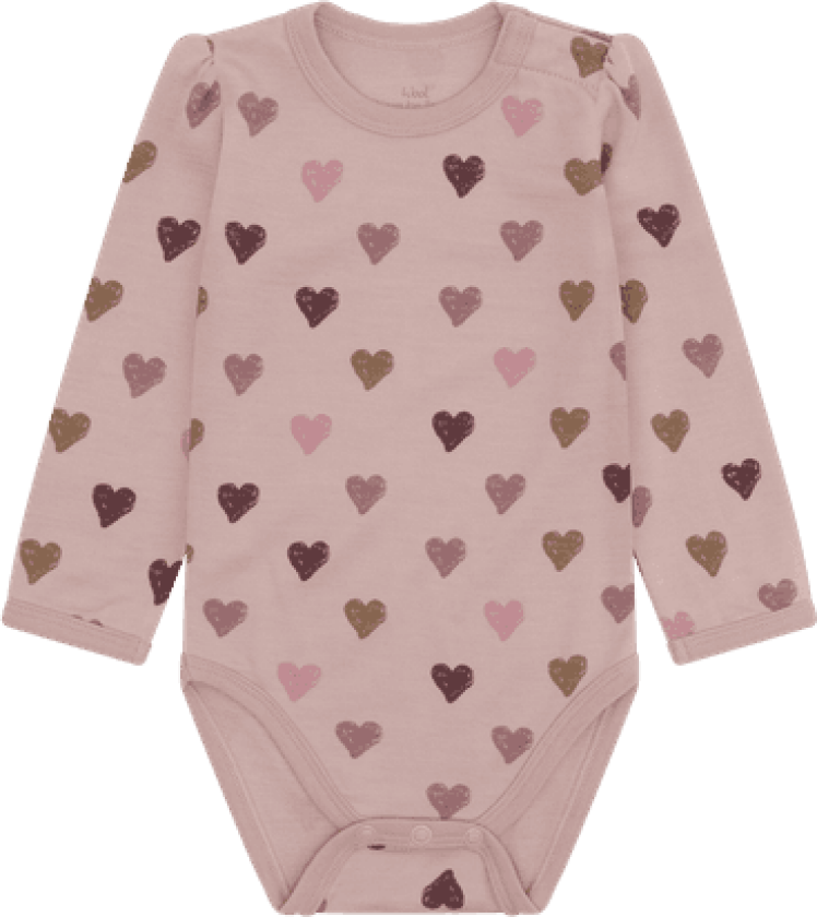 Baloo Hearts Puff Body Ull Bambus Adobe Rose