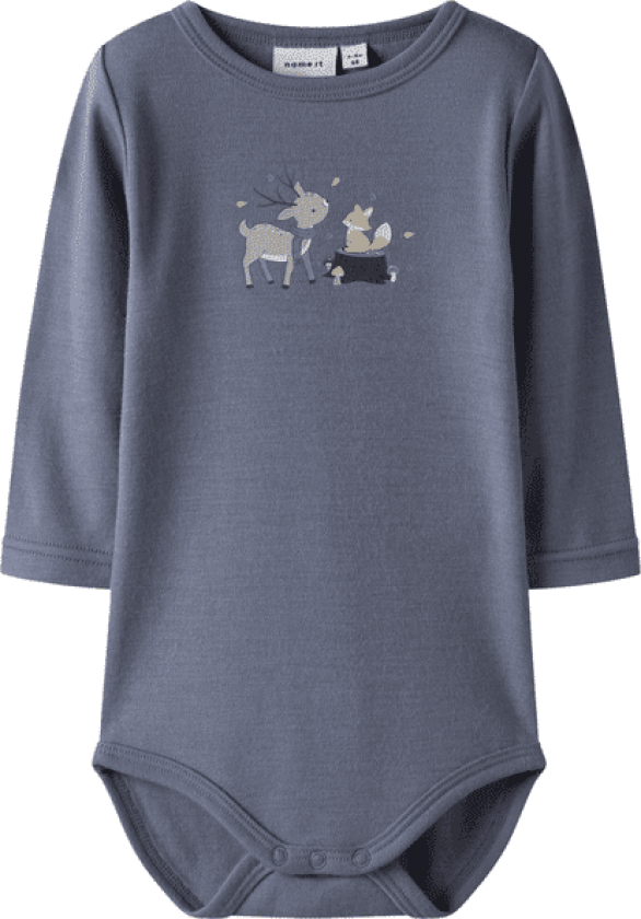 Name It Nbmwillitus body i ull, Folkstone Gray