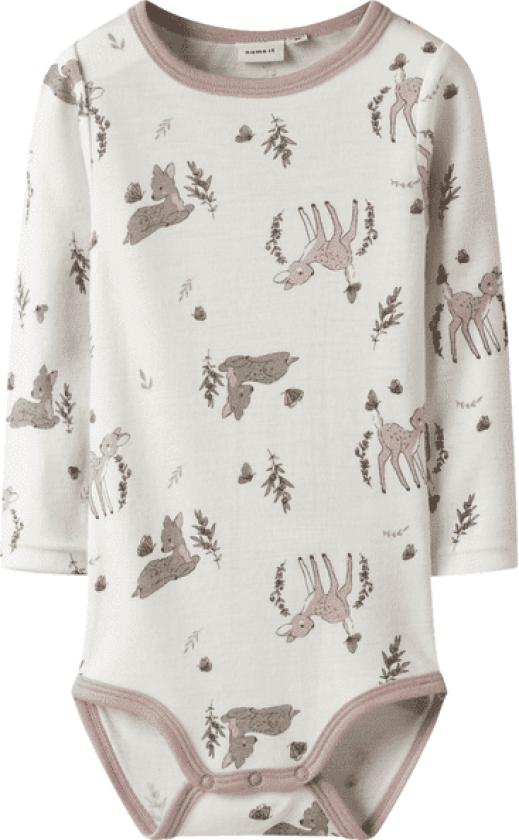 Name It Nmfwillitus body i ull til småbarn, Snow White