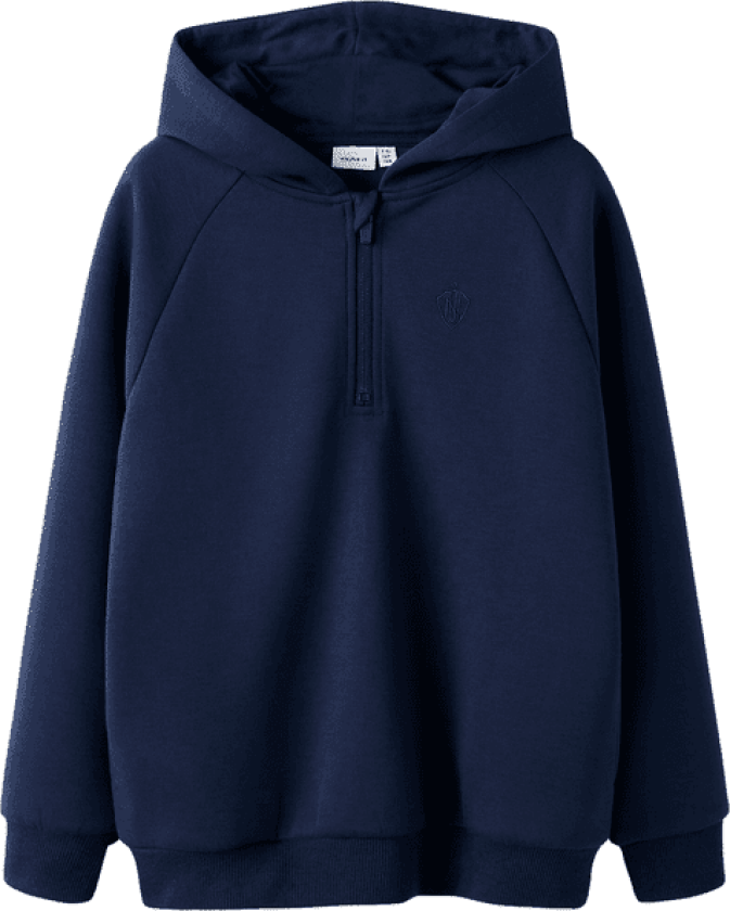 Bilde av Name It Nkmnibla half-zip hettegenser til barn, Navy Blazer