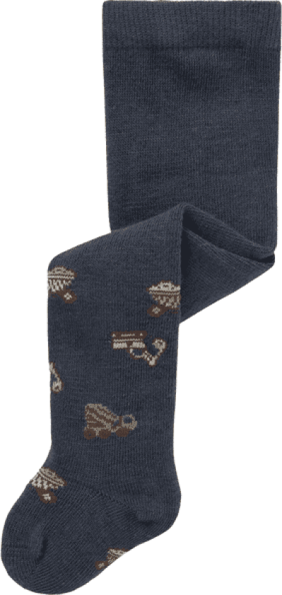 Name It Nbmwak strømpebukse i ull/bomull, Ombre Blue