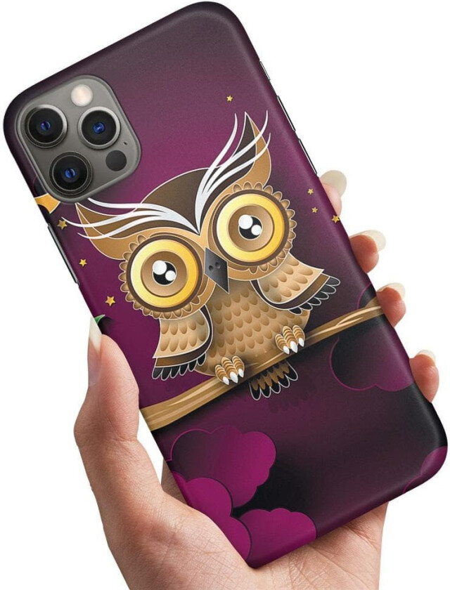 iPhone 13 Mini - Deksel/Mobildeksel Lysbrun Ugle