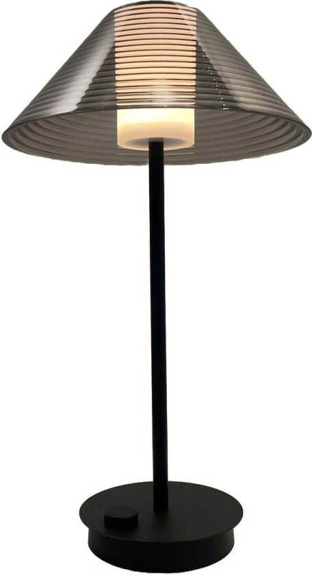 Volar oppladbar bordlampe 3,9W 2200 Kelvin IP44 - Dimbar - Svart