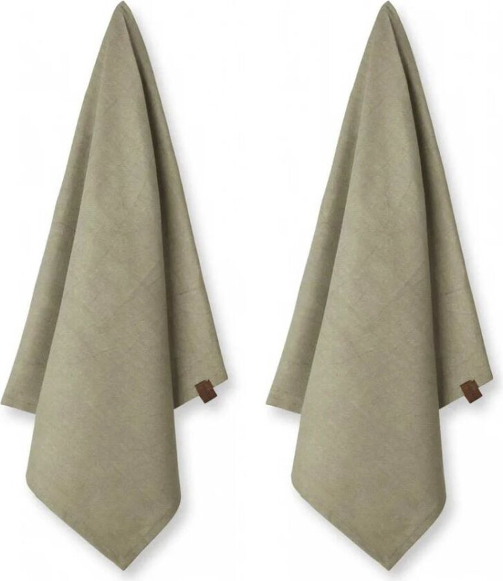 økologisk kjøkkenhåndkle 45 x 70 cm 2-pakning Oak