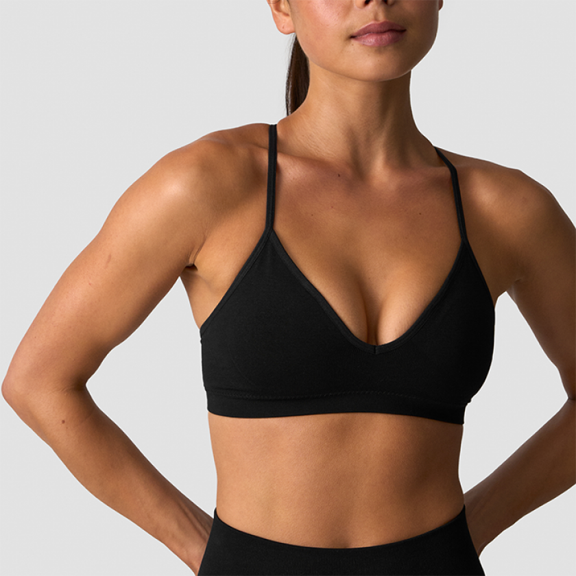 Smooth Seamless Sports-BH Svart