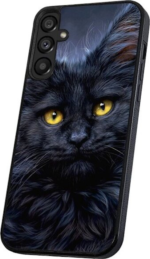 Samsung Galaxy S24 - Deksel/Mobildeksel Svart Katt