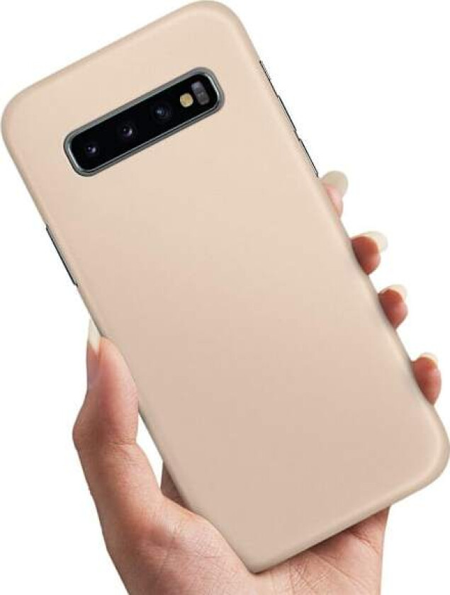 Samsung Galaxy S10 - Deksel/Mobildeksel Beige