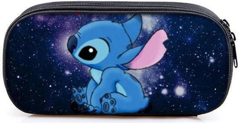 Lilo & Stitch Penalhus Veske Blyantveske Skole College Skrivesaker Organizer Multifunksjonell Blyantveske CC for Barn Gutter Jenter