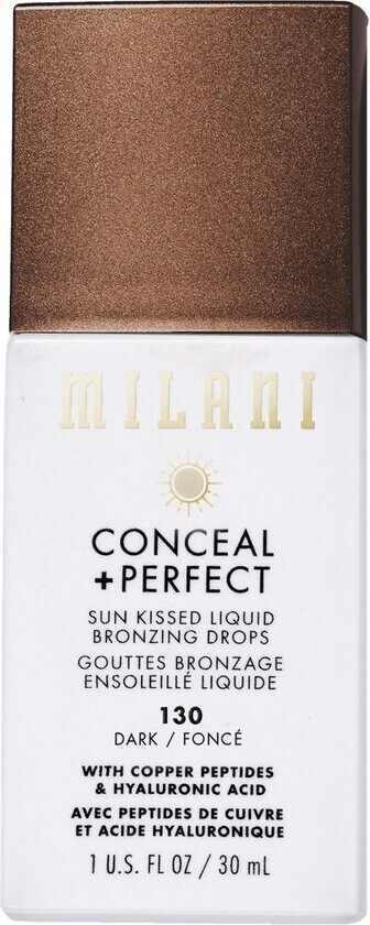 Milani Conceal + Perfect Sun Kissed Liquid Bronzing Drops Dark 13