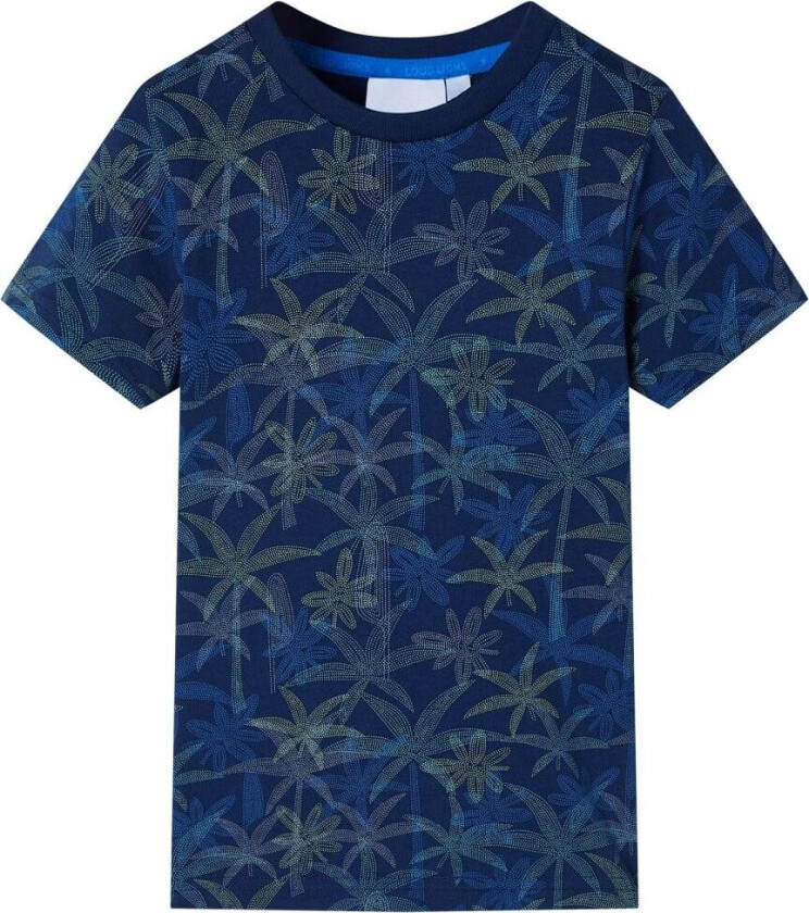 T-skjorte for barn marineblå 104