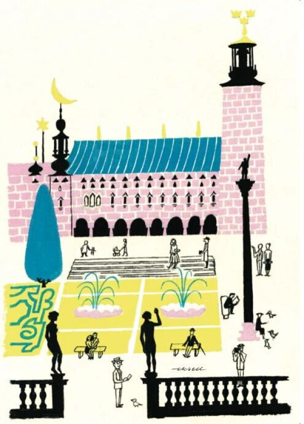 Stockholms stadshus plakat 50x70 cm