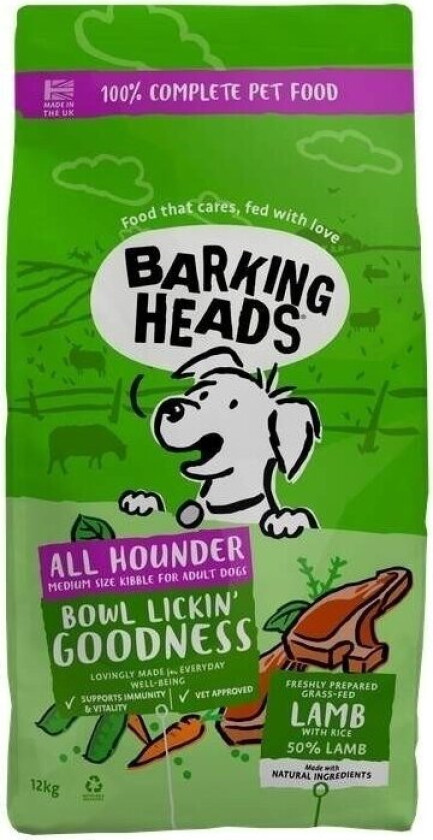 Barking Heads Chop Lickin' Lamb (12 kg)