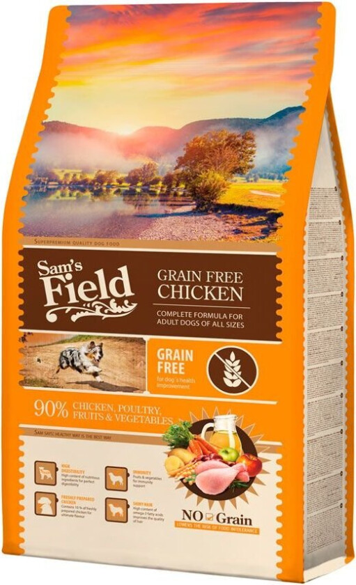 Sam's Field Adult Grain Free Chicken (2,5 kg)