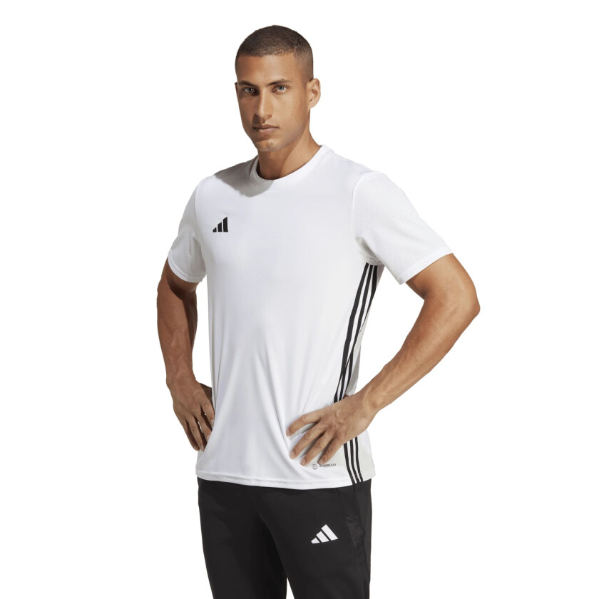 adidas Tabela 23 Jersey, t-skjorte, fotballtrøye, herre WHITE/BLACK