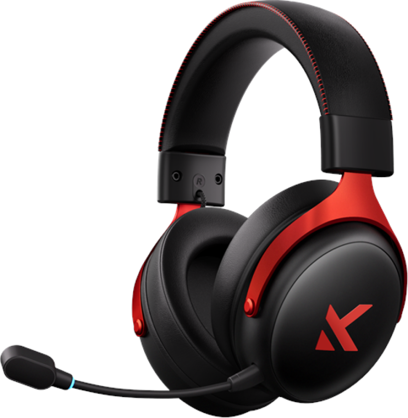 V9 Pro Wireless Gaming Headset Black Red