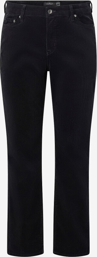 Manchester-bukser 14 Wale Cord-ful-5po - Svart