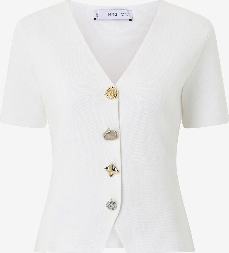 Kardigan Cardigan Dali - Hvit