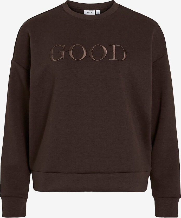 Collegegenser viReflect Detail Sweatshirt / LN - Brun