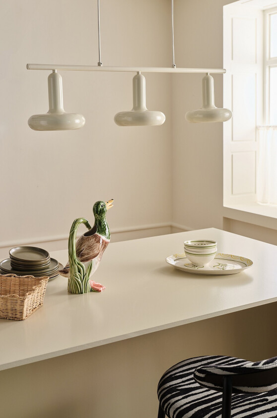 Taklampe Ebba 3L - Beige