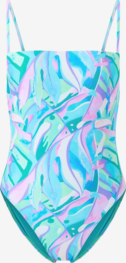 Badedrakt Womens Printed Adjustable Thinstrap - Blå