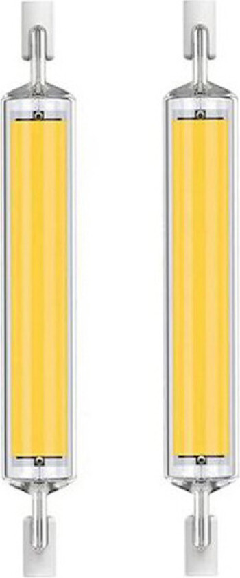 R7S LED Pære 118mm 20W Dimbar, Varmhvit 3000K 3000LM, Lineær Erstatning J118 300W Halogenlampe, 360 Graders Belysning, Flimmerfri, R7S OCB LED Rør