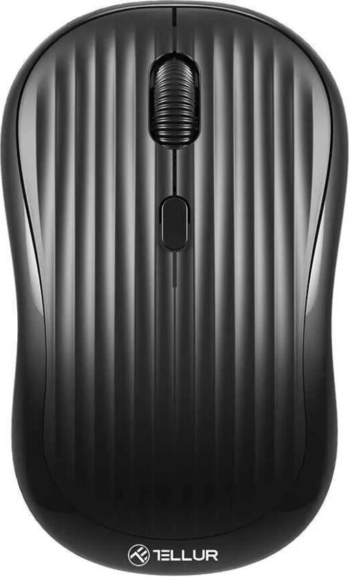 Ridge Trådløs Mus - 1600 DPI, 4 Knapper - Sort