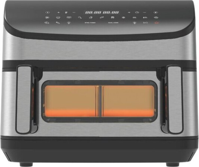 DualFry Fusion airfryer 10,5L svart