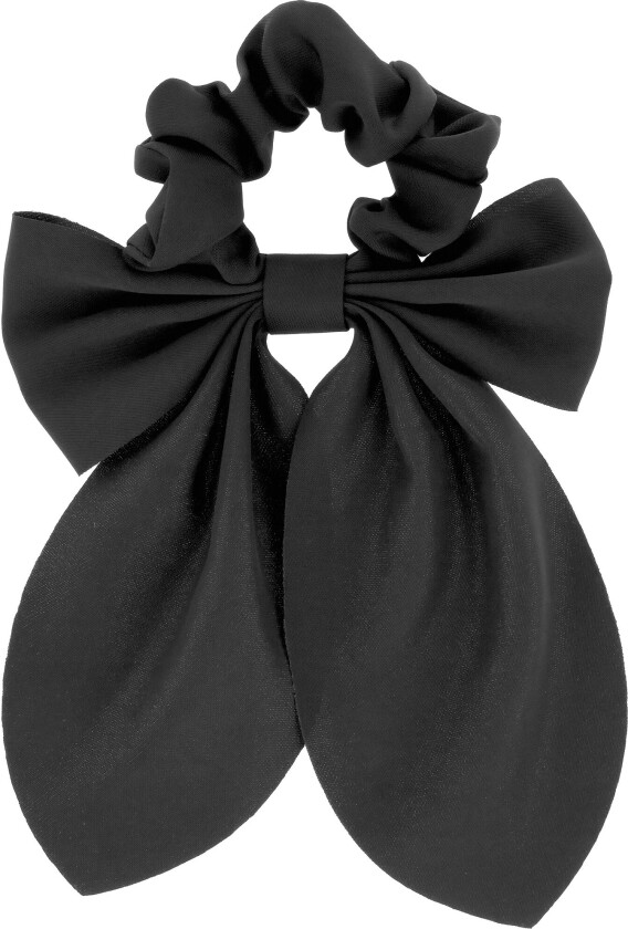 Scrunchie Midnight Black Bow