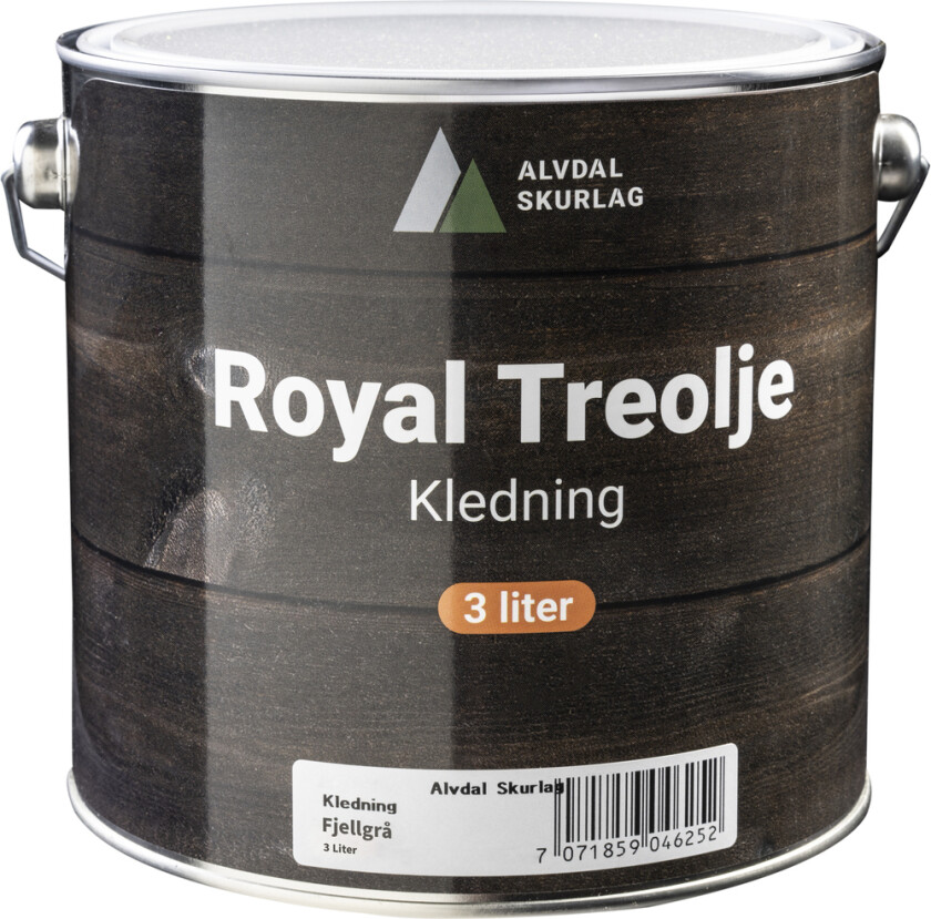 Treolje royal kledning fjellgrå 3l