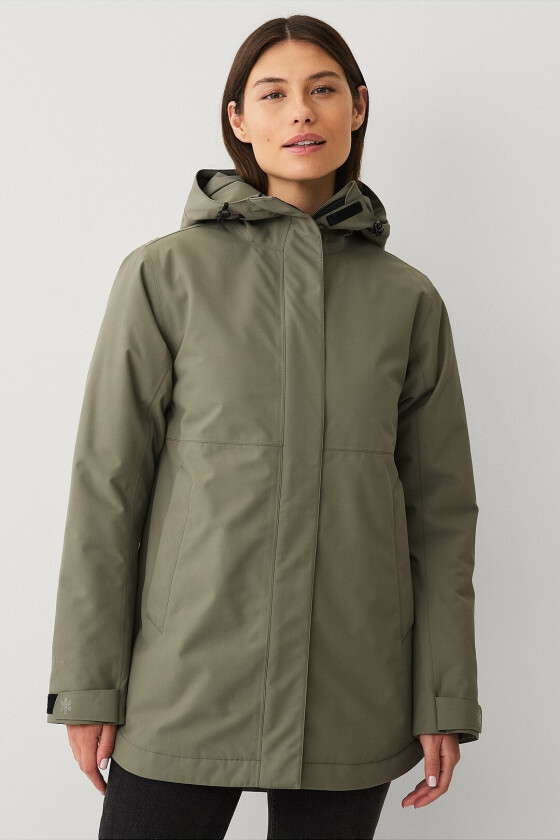 Parka Urban Padded Parka W - Grønn