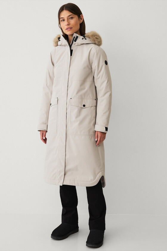 Parka Urban Padded Long Parka W - Beige