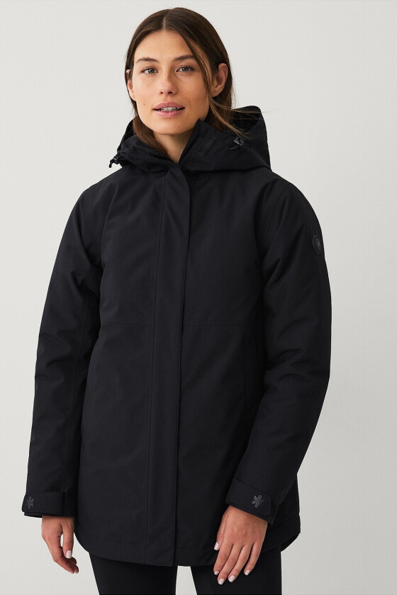 Parka Urban Padded Parka W - Svart