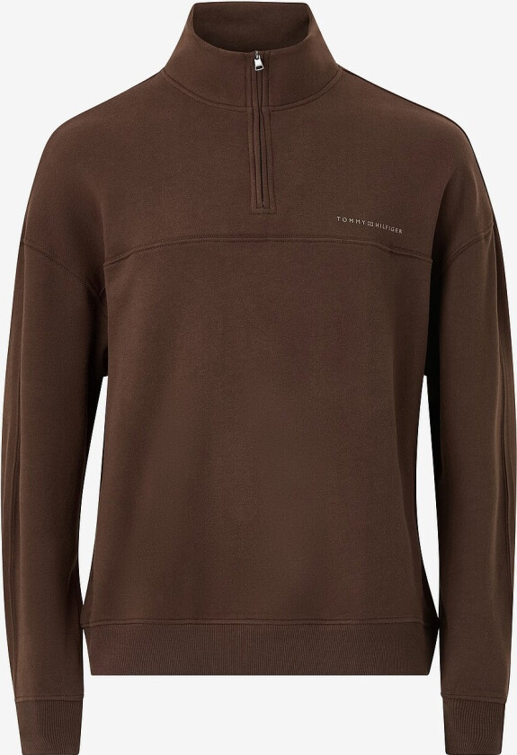 Genser Half Zip - Brun
