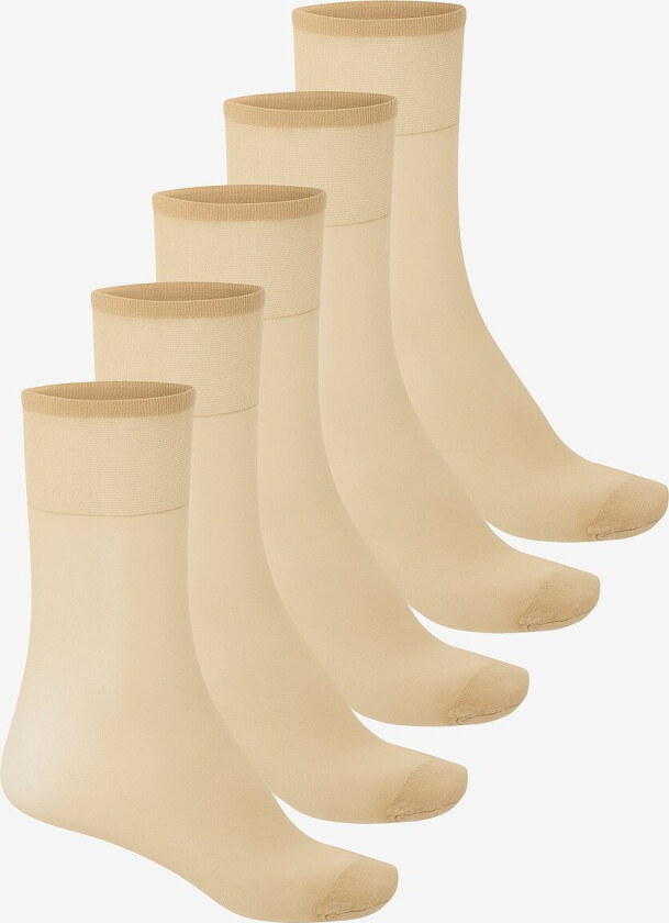 Knestrømper 20 DEN 5-pakning - Natur