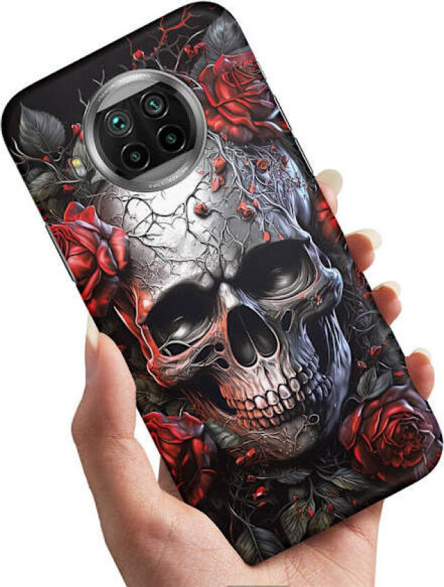 Xiaomi Mi 10T Lite - Deksel/Mobildeksel Skull Roses