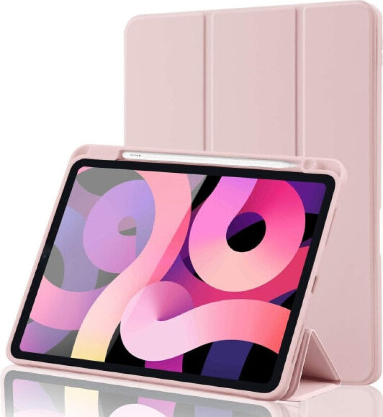 CDQ Tech-Protect Kompatibel med iPad 10.9 2022 Deksel SmartCase rosa