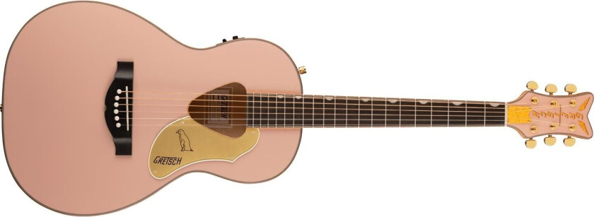 G5021e Rancher Penguin Parlor Acoustic/electric, Shell Pink