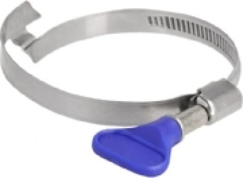 Delock Butterfly - Slangeklemme - passer til 50 - 60 mm hose - blå (en pakke 5)