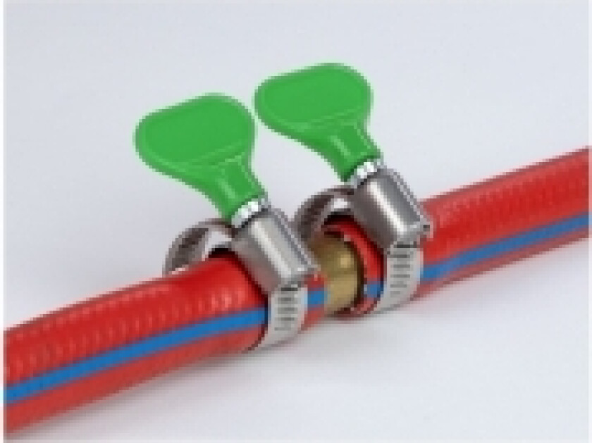 Delock - Slangeklemme - passer til 20 - 35 mm hose - grønn (en pakke 5)